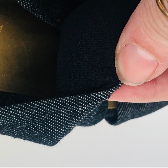 Diana Buchman women’s Denim wedge sandals size 6.5 - Picture 3 of 8